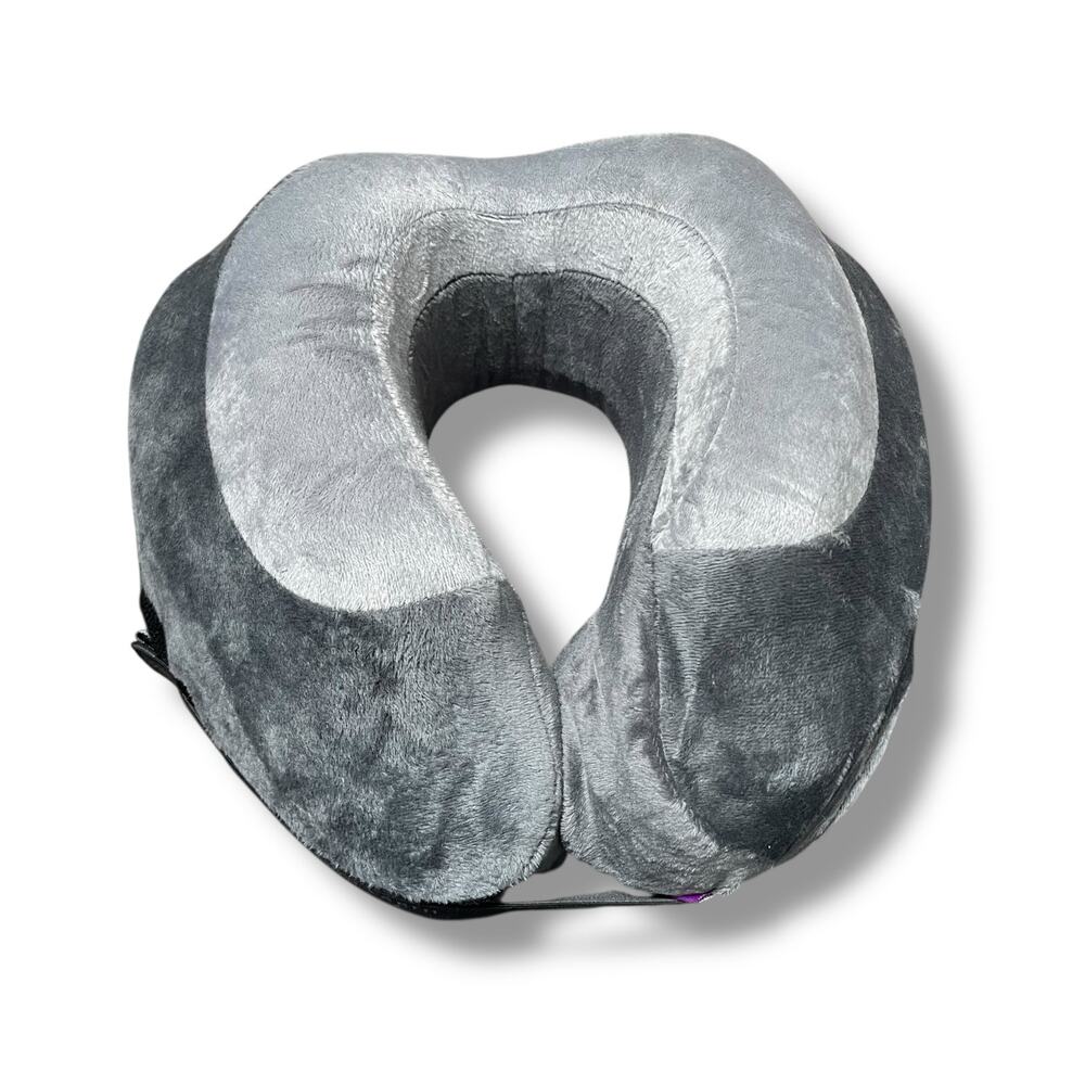 Cabeau Evolution Earth Neck Pillow Memory Foam Travel Support Washable Bag Gray - Picture 8 of 13